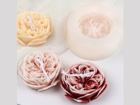 Molde silicona rosa inglesa